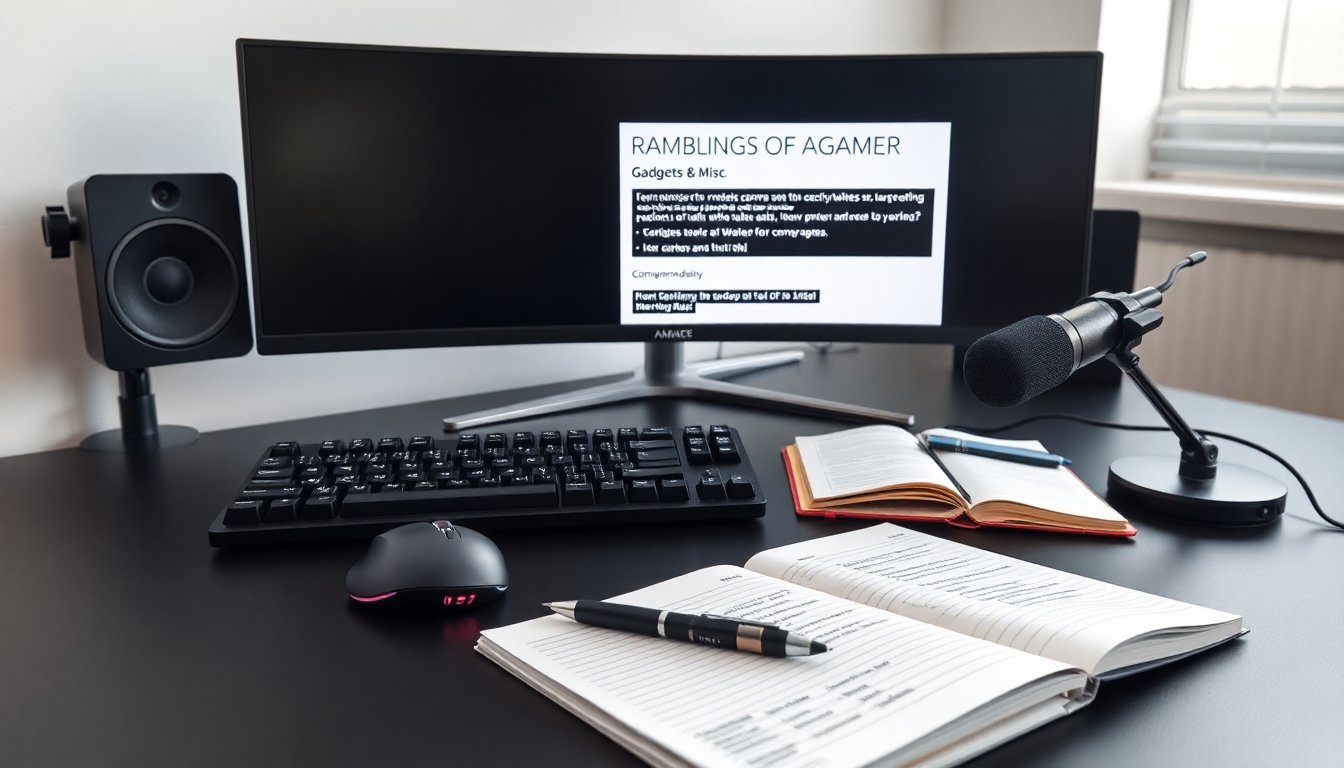 ramblings of agamer gadgets misc