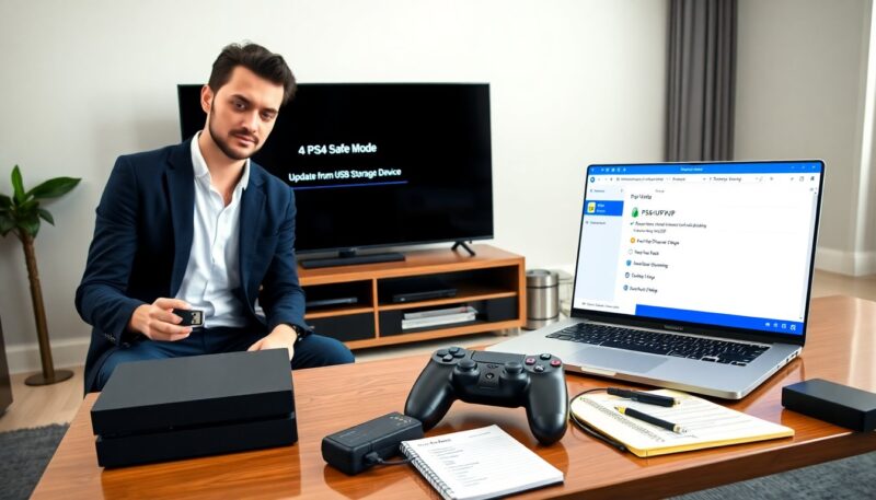 ramblingsofagamer ps4 update via usb